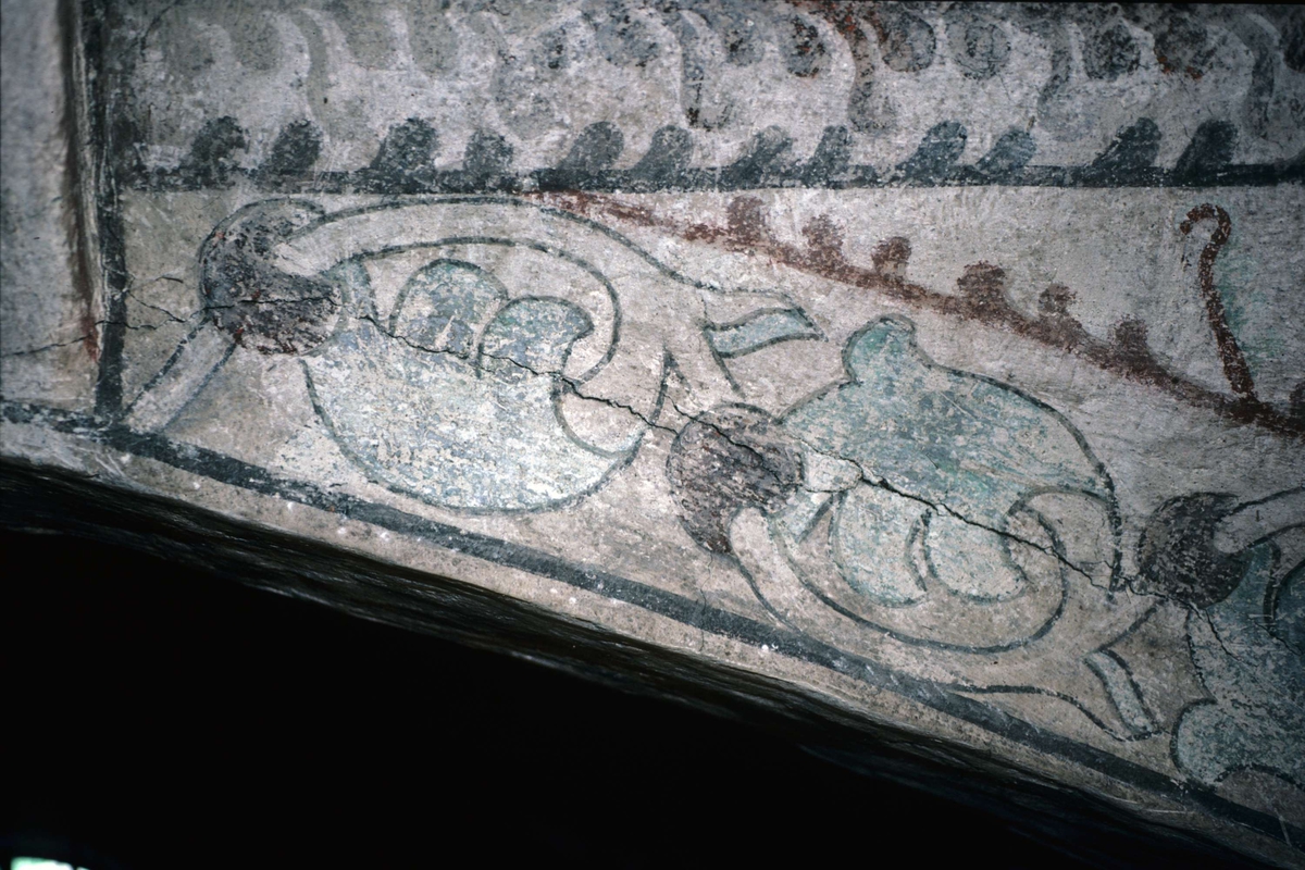 Rune Hammarling, Lime painting in Viksta Church, Viksta parish, Uppland 1986