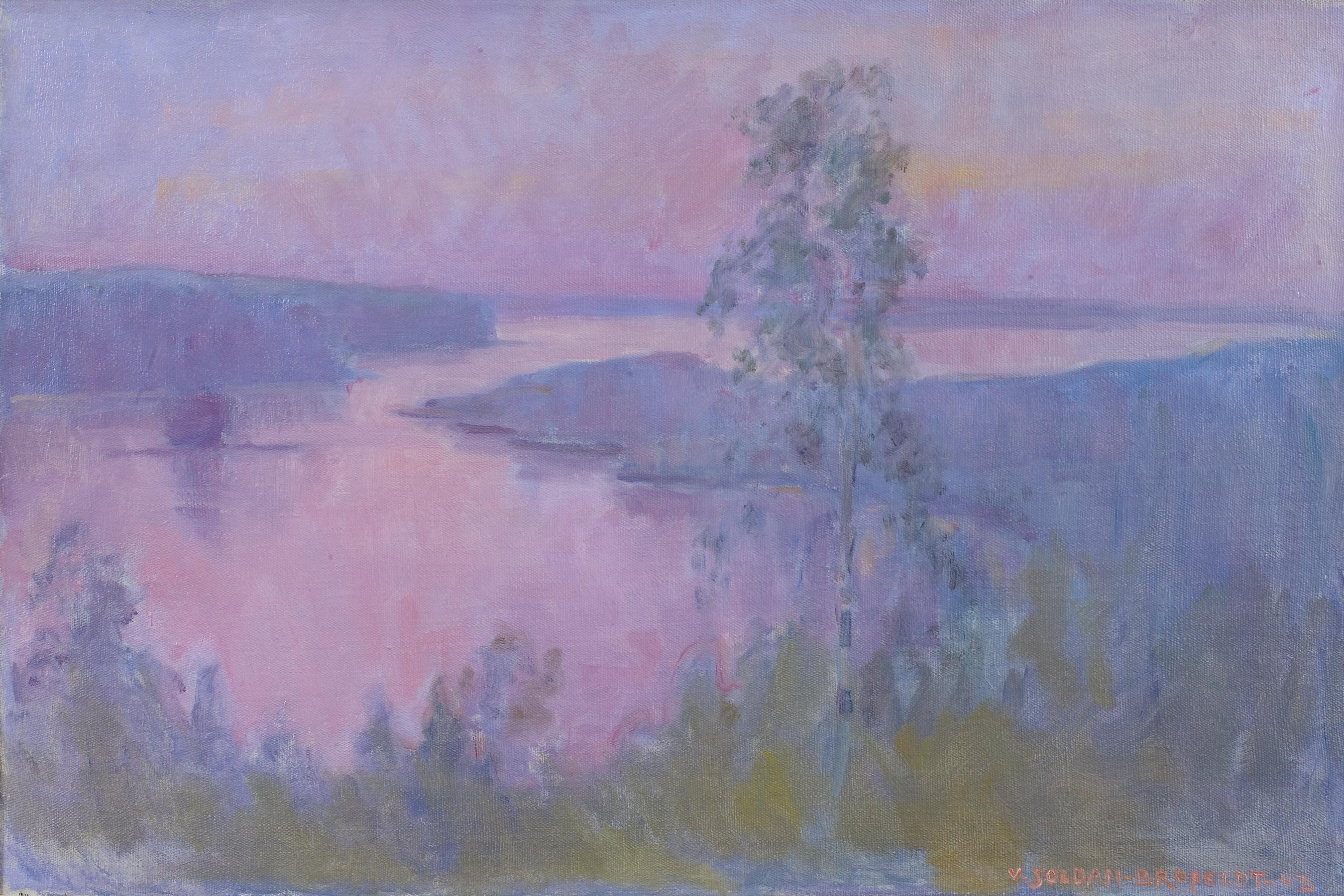 Venny Soldan-Brofeldt, Hiidenvesi auringonlaskun jälkeen