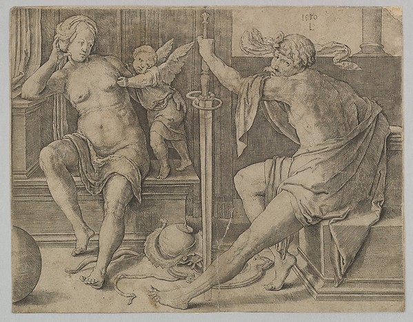 Lucas van Leyden, Mars, Venus and Cupid