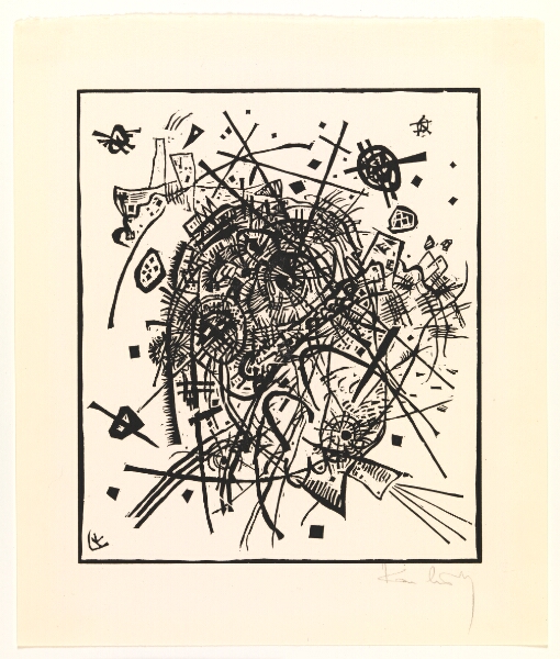 Wassily Kandinsky, Planche VIII fra mappen Kleine Welten
