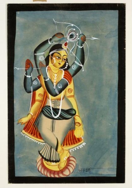 Unknown, Chaitanya as Rama and Krishna