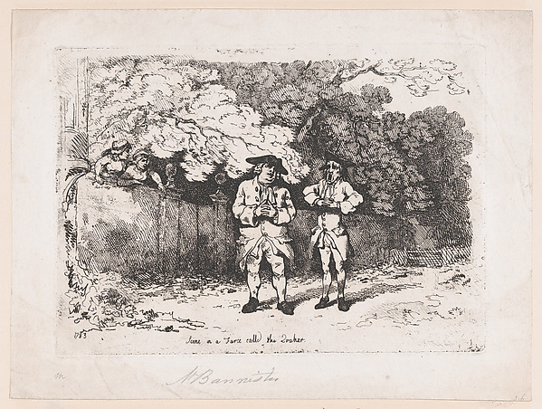 Thomas Rowlandson, Scene in a Farce called The Quaker
