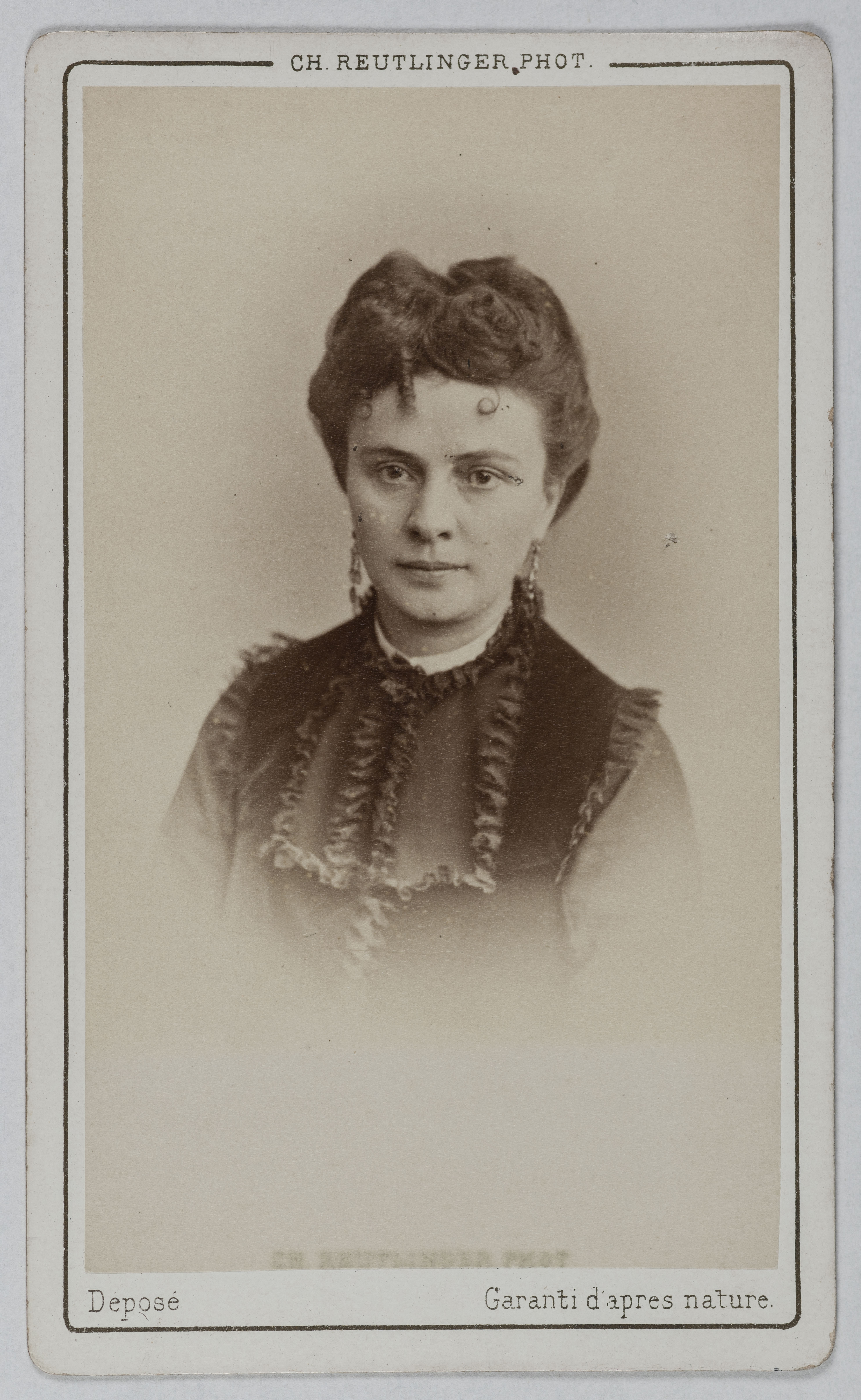 Charles Reutlinger, Portrait d'Essler Jane, (Augustine Jeanne Faessler, dite), (1836-1892), (actrice)