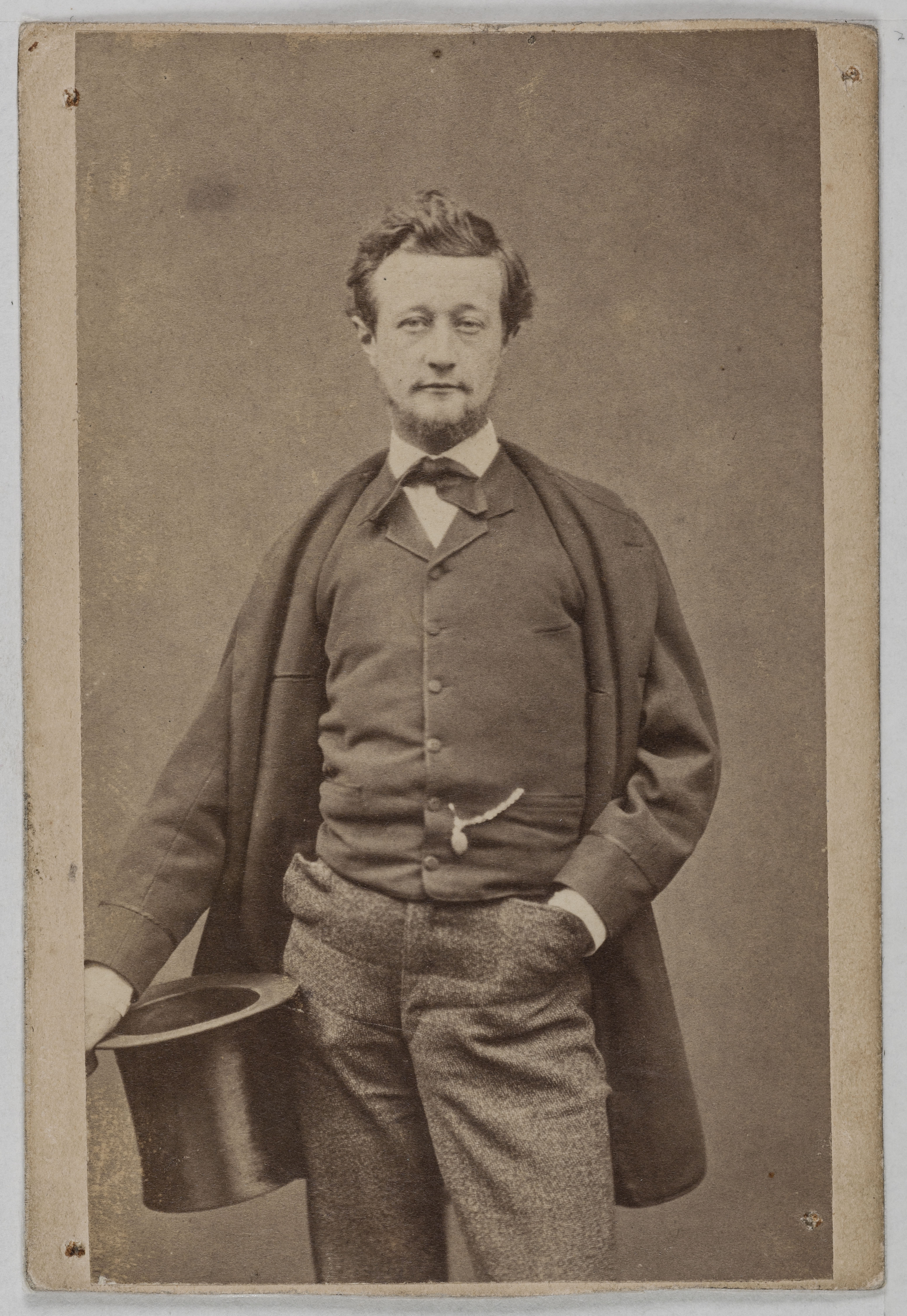 Anonyme, Portrait de Charles-Emmanuel Jadin, 1843-1922, peintre
