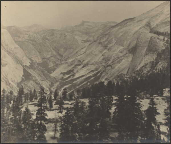 Louis Fleckenstein, [Mountainous Landscape with Snow]