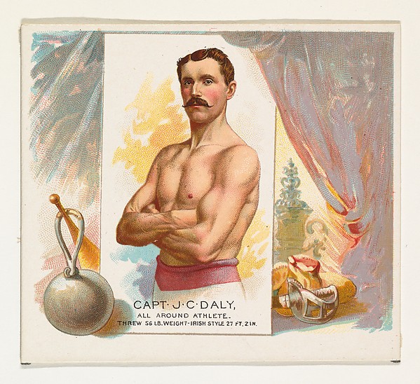 Allen & Ginter, Captain J.C. Daly, All Around Athlete, from World's Champions, Second Series (N43) for Allen & Ginter Cigarettes