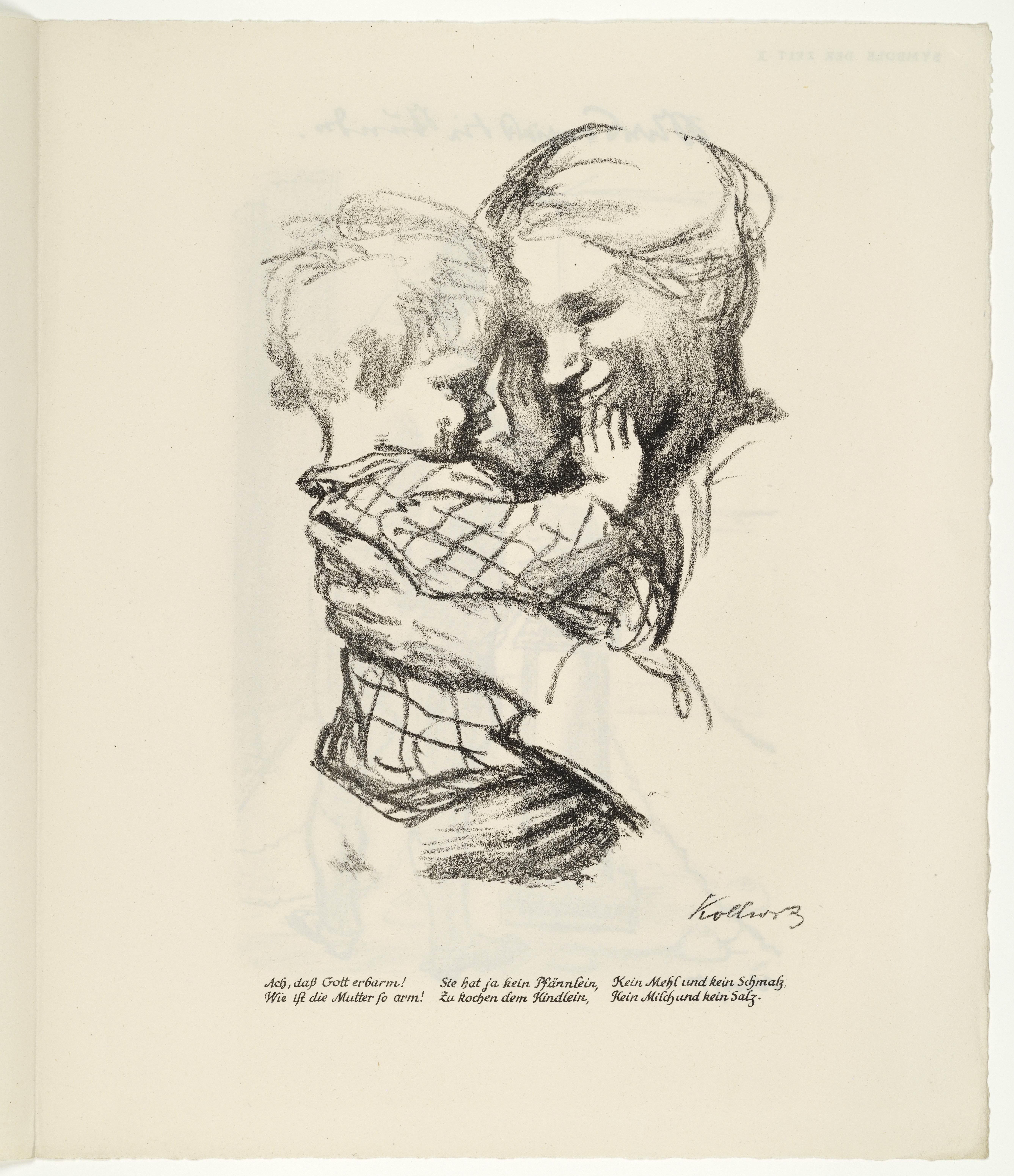 Unknown artist, "Mutter mit Kind auf dem Arm"
