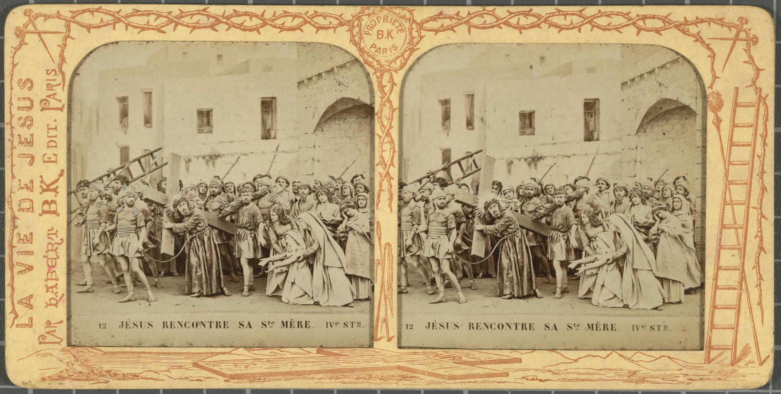 Desconegut, Jésus rencontre sa ste mere B.K. Editeur