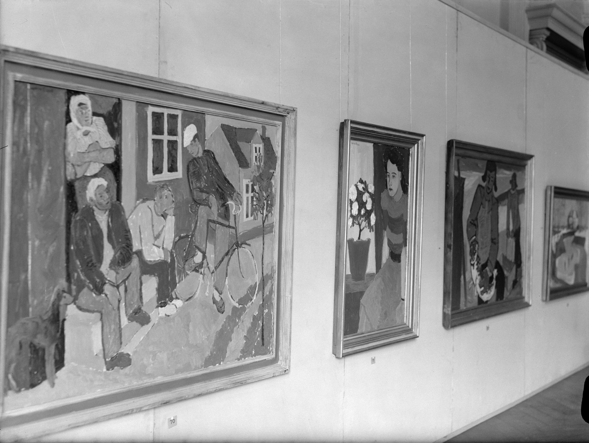 Paul Sandberg, Konstutställning på Göteborgs studentnation, Uppsala 1941