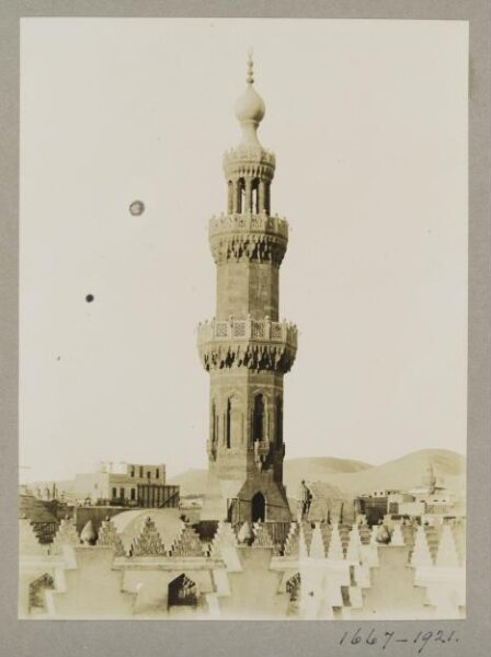 K.A.C. Creswell, The minaret of the mosque of Altinbugha al-Maridani, Cairo