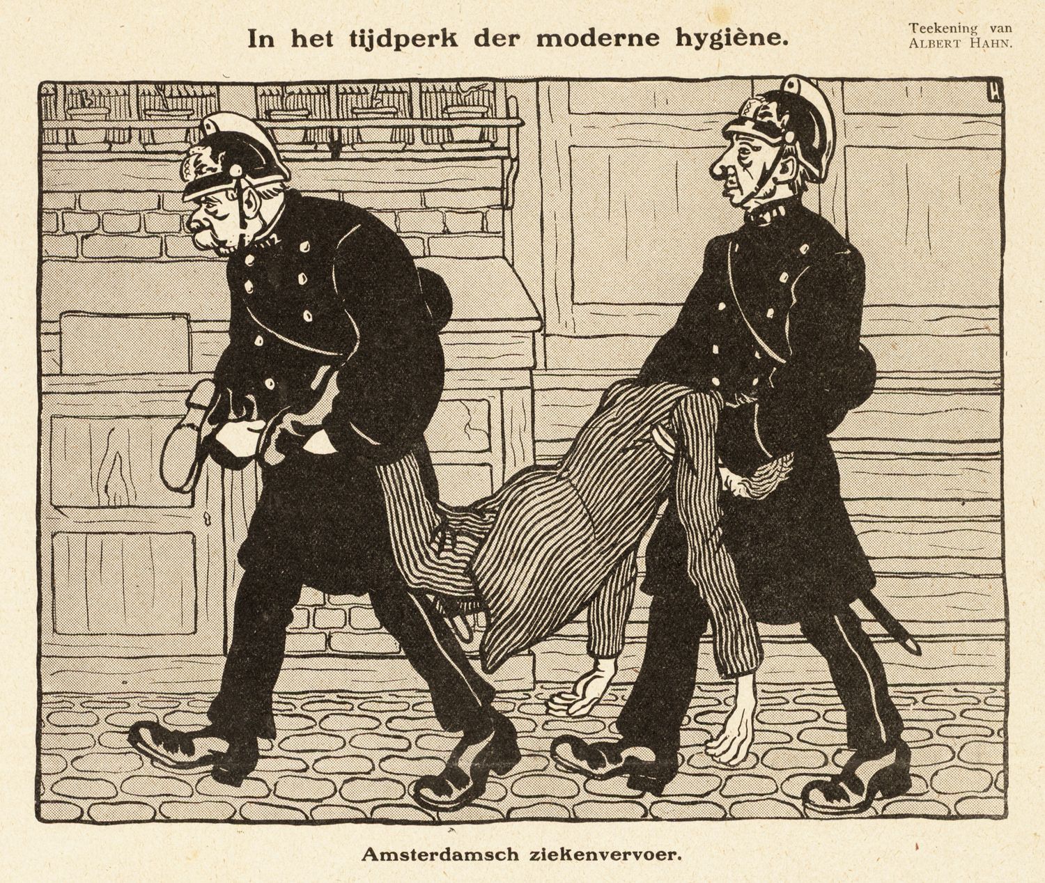 Hahn, Albert,draughtsman., In het tijdperk der moderne hygiène