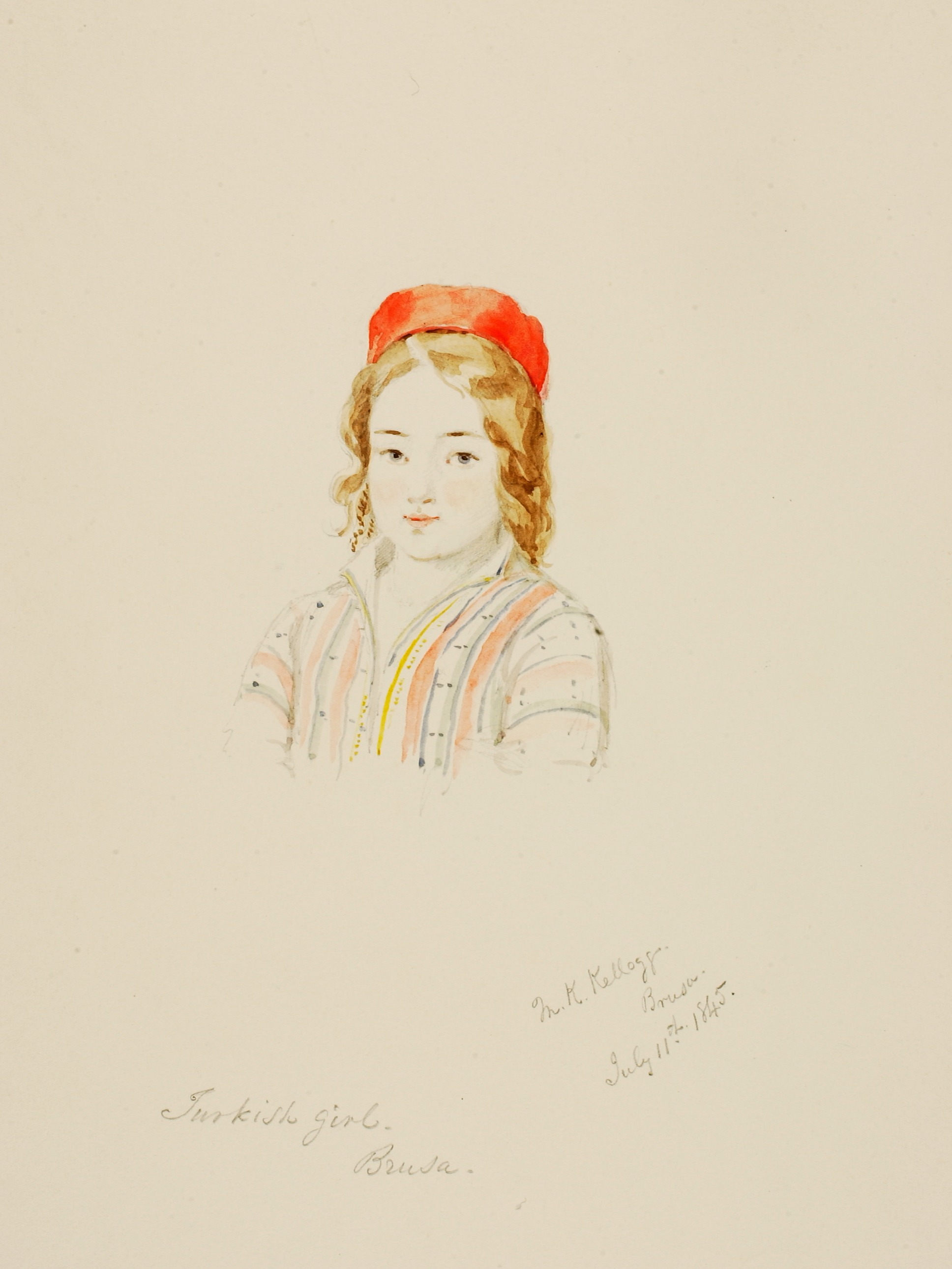 Miner Kilbourne Kellogg, Turkish Girl, Brusa