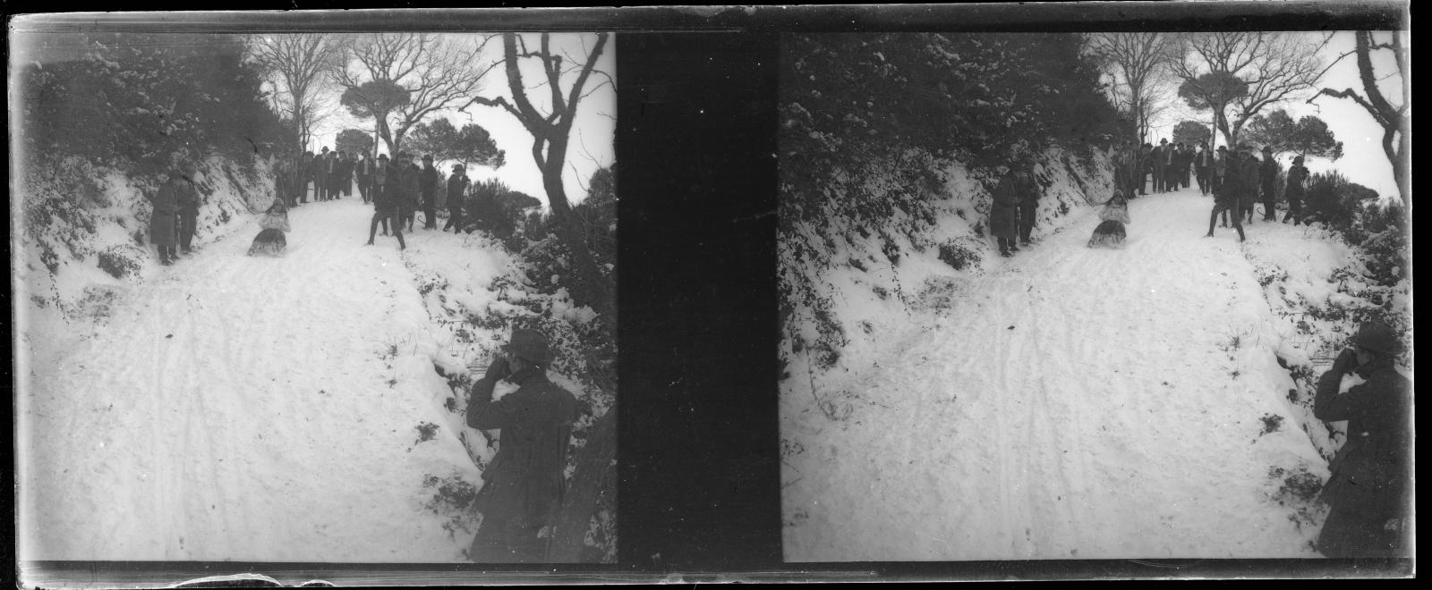 Desconegut, [Sled down to Vallvidrera]