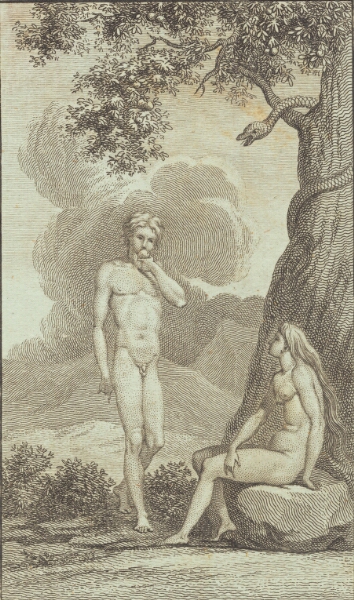 J.F. Clemens, Illustration til Ewalds "Adam og Eva". IV