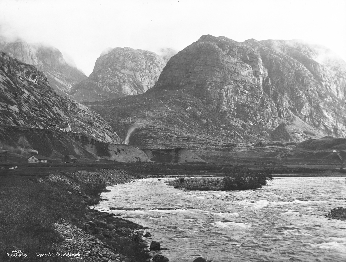 Anders Beer Wilse, Prot: Lysefjorden Lysebotn med dalen 12/9