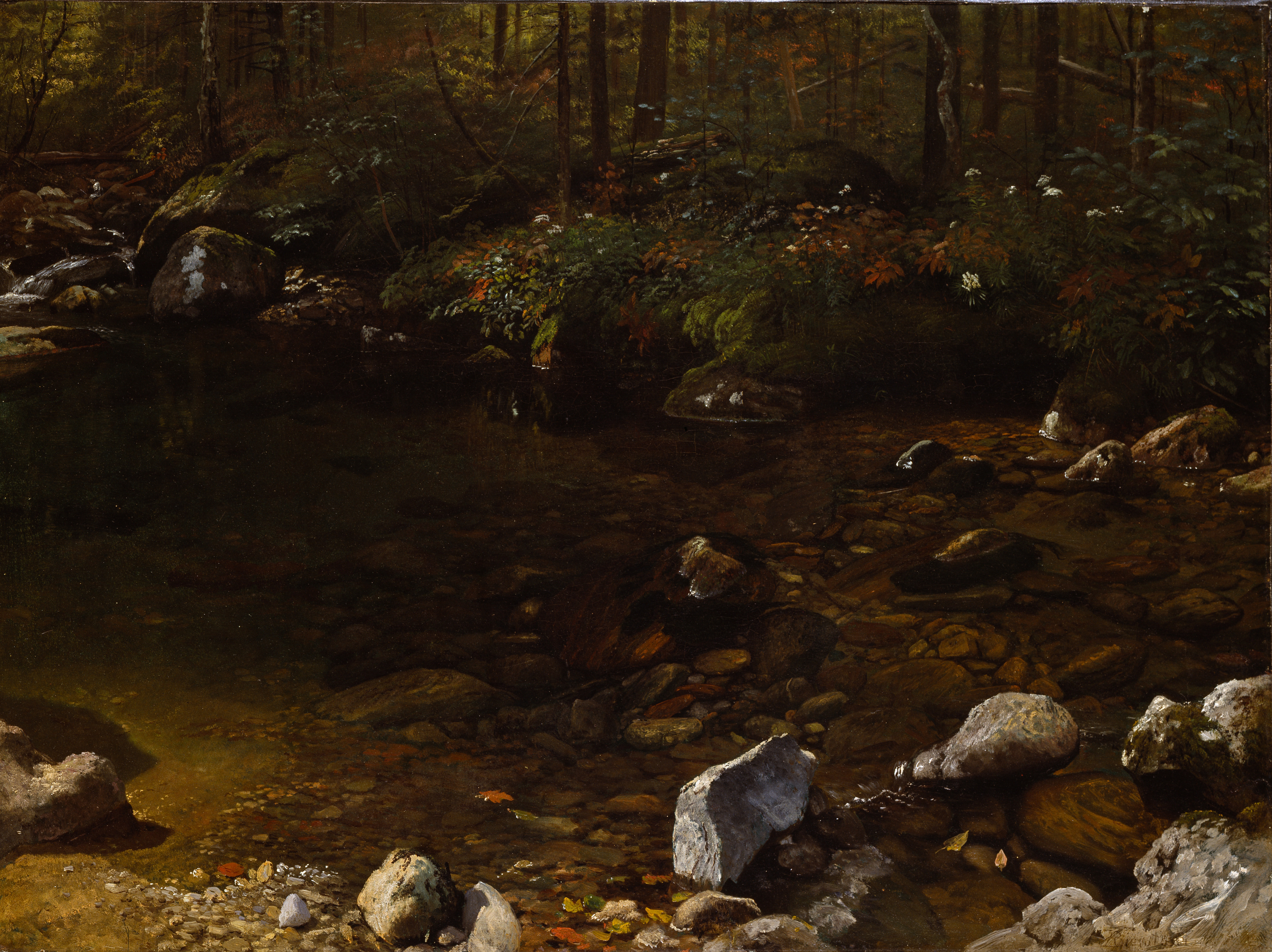 Albert Bierstadt, Shady Pool, White Mountains, New Hampshire