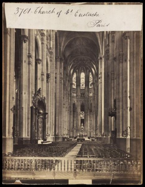 Francis Frith, Church of St. Eustache.  Paris
