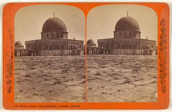 Charles Bierstadt, Mosque of Omar, looking North East. Jerusalem, Palestine.