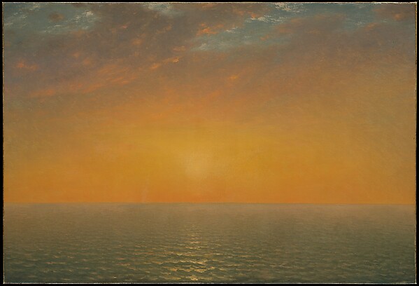 John Frederick Kensett, Sunset on the Sea