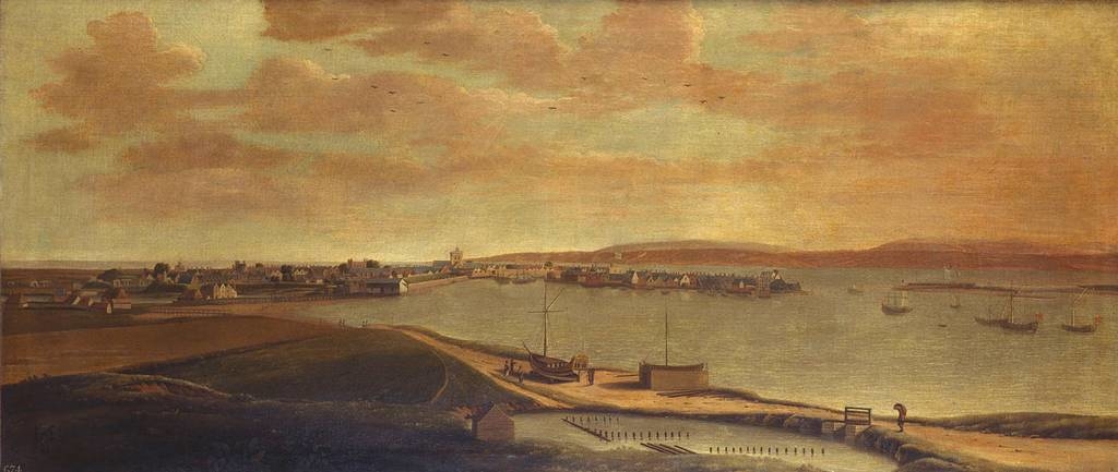 Hendrick Danckerts, A View of Portsmouth