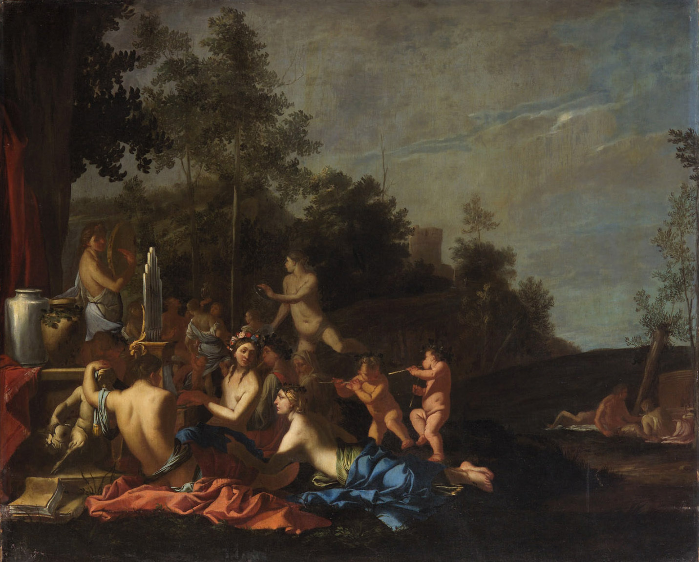 Giulio Carpioni, Musizierende Nymphen und Putti