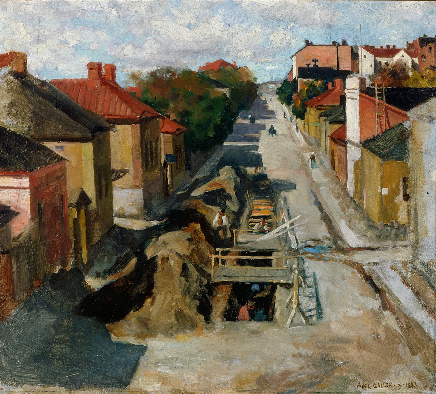 Akseli Gallen-Kallela, View from Fredrikinkatu