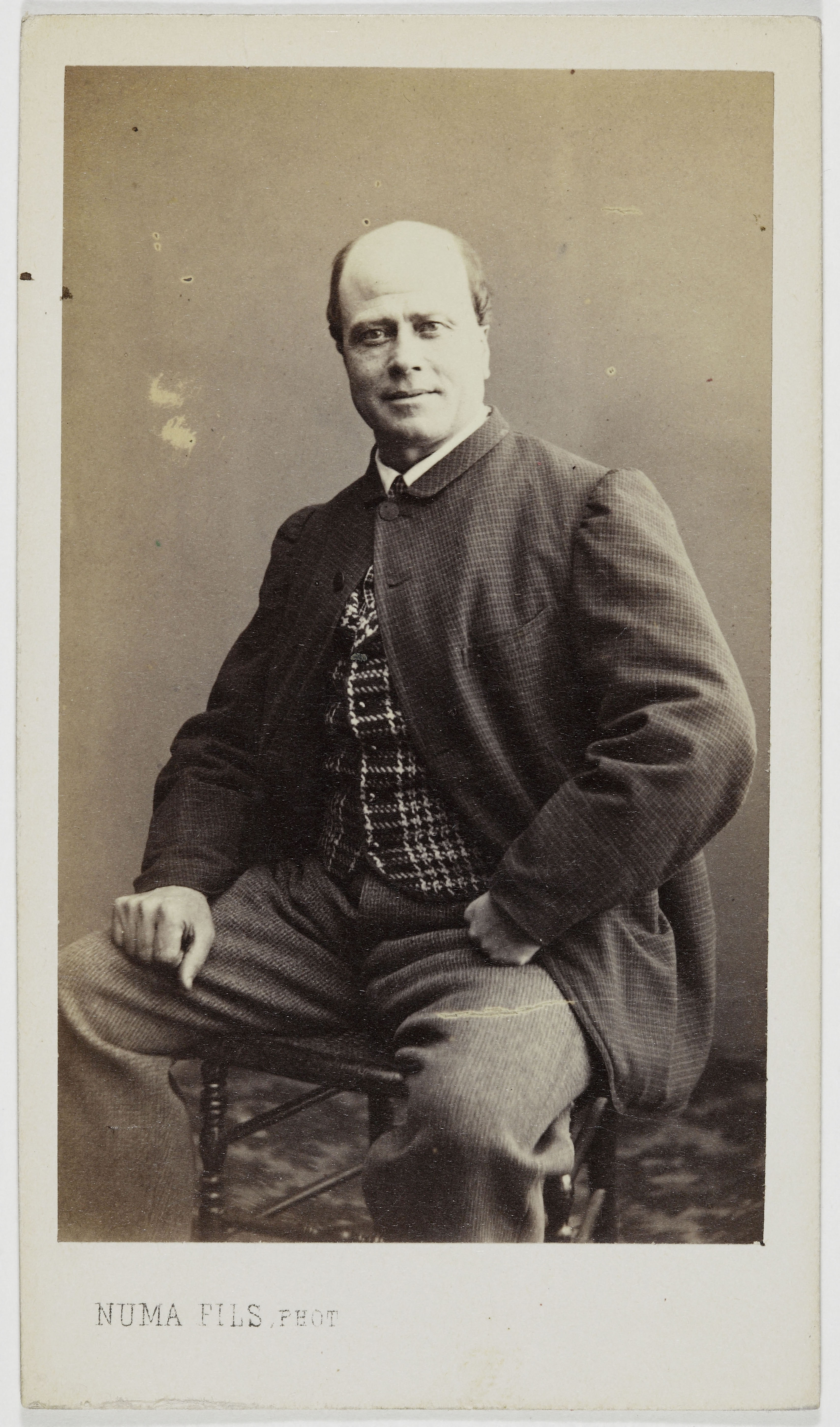 Numa Fils, Portrait d'Augustin Alexandre, (Augustin Guillemet, dit), (1814-1904), (acteur)