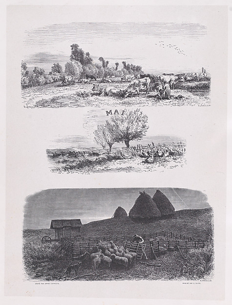 Charles Jacque, May, from "Album of Rustic Subjects"
