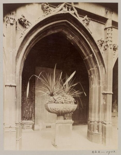 Atget, Jean-Eugène-Auguste, Doorway, Musee de Cluny, Paris, France