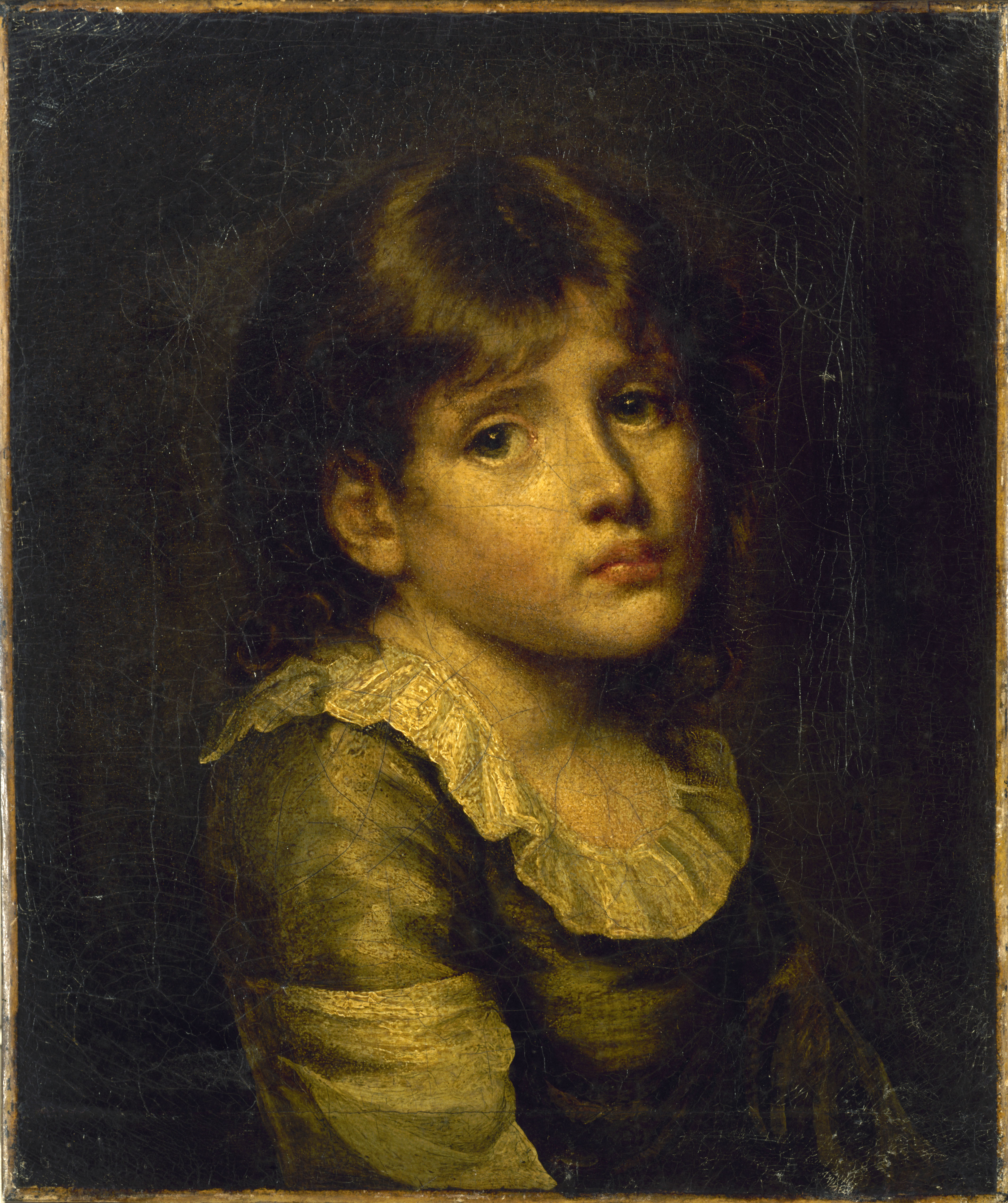 Anonyme, Portrait d'enfant, autrefois présumé Louis XVII.