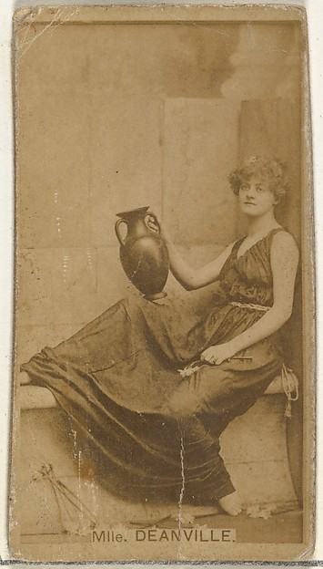 W. Duke, Sons & Co., Mlle. Deanville, from the Actors and Actresses series (N145-8) issued by Duke Sons & Co. to promote Duke Cigarettes