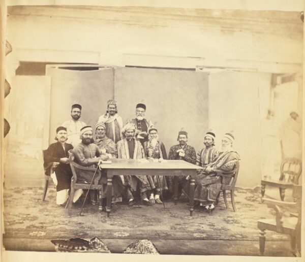 Unknown, [Group Portrait of Men, India]