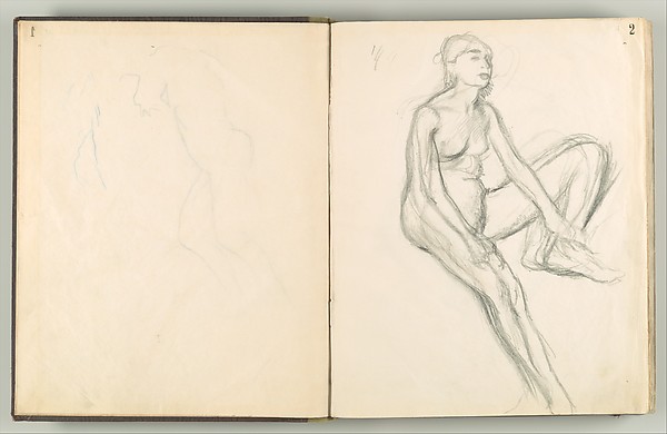 Edgar Degas, Album of Forty-five Figure Studies