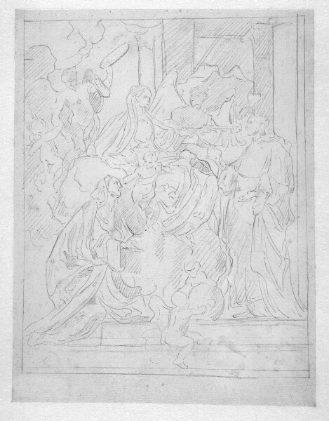 Francesco Solimena, Madonna med barn og Sankt Dominikus og Sankt Katarina