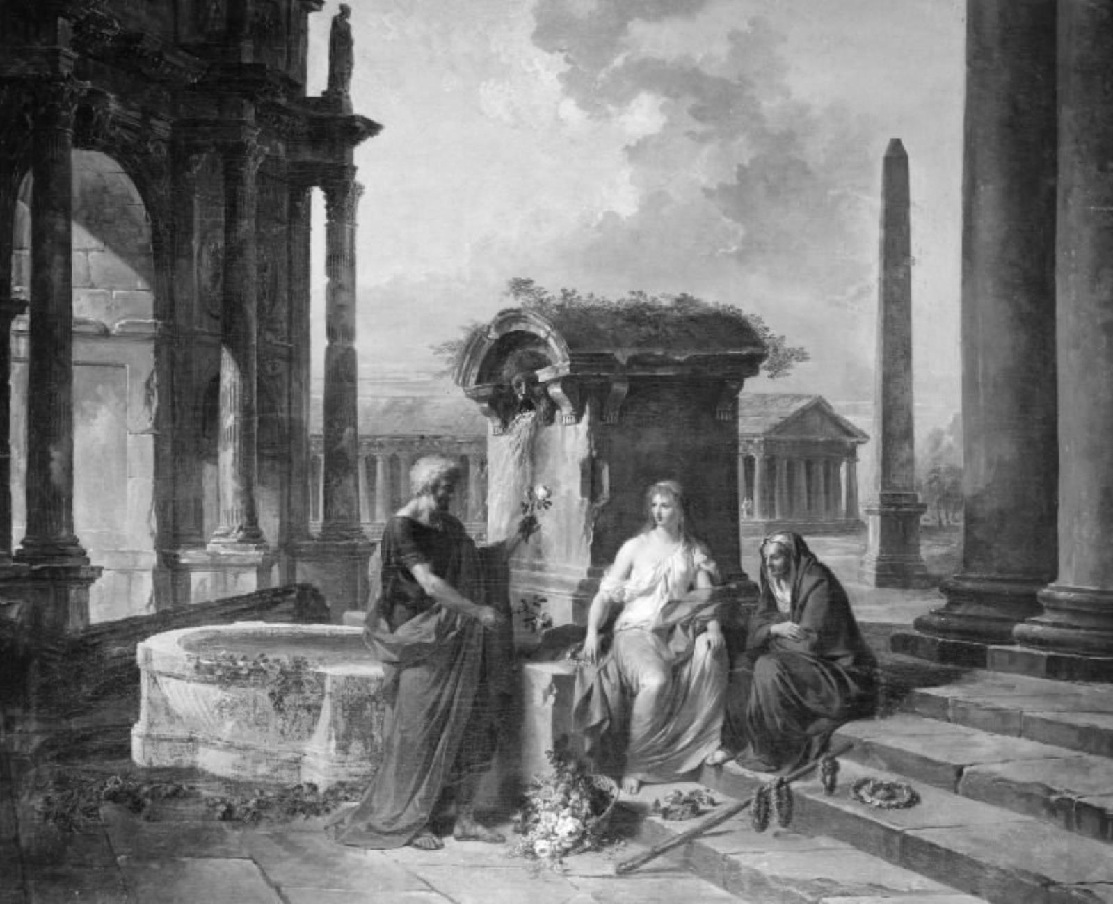 Hubert Robert, Arkitektur med figurer