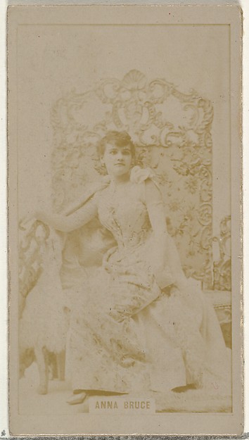 W. Duke, Sons & Co., Anna Bruce, from the Actors and Actresses series (N145-8) issued by Duke Sons & Co. to promote Duke Cigarettes