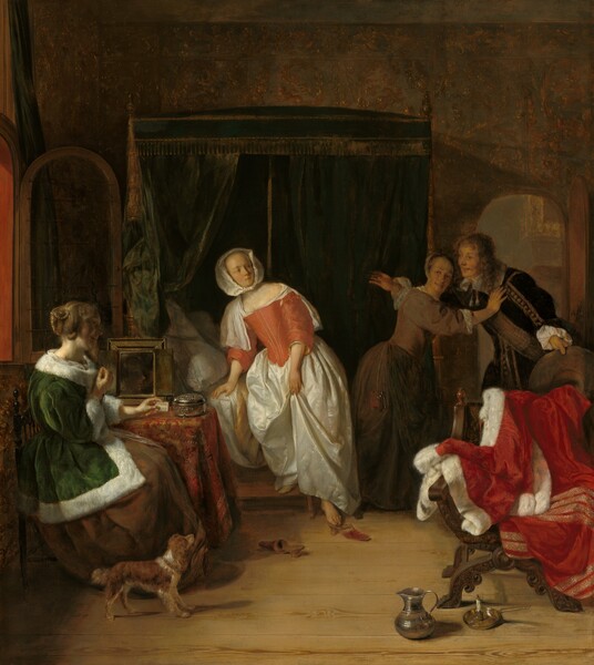 Gabriel Metsu, The Intruder