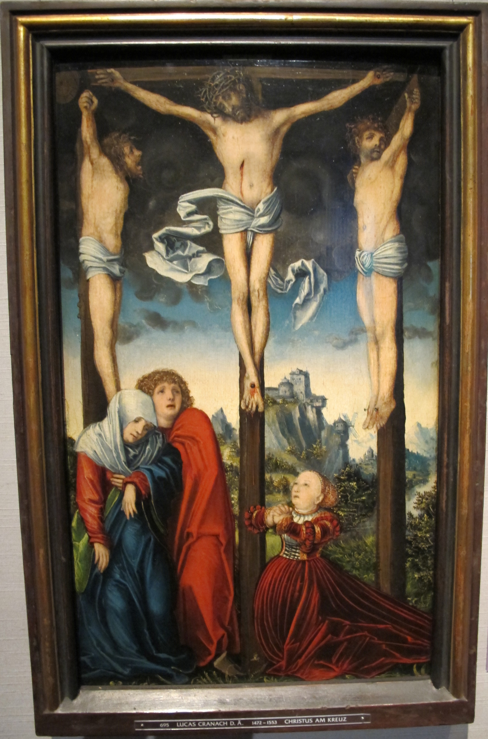 Lucas Cranach the Elder, Christ Crucified between the Two Thieves