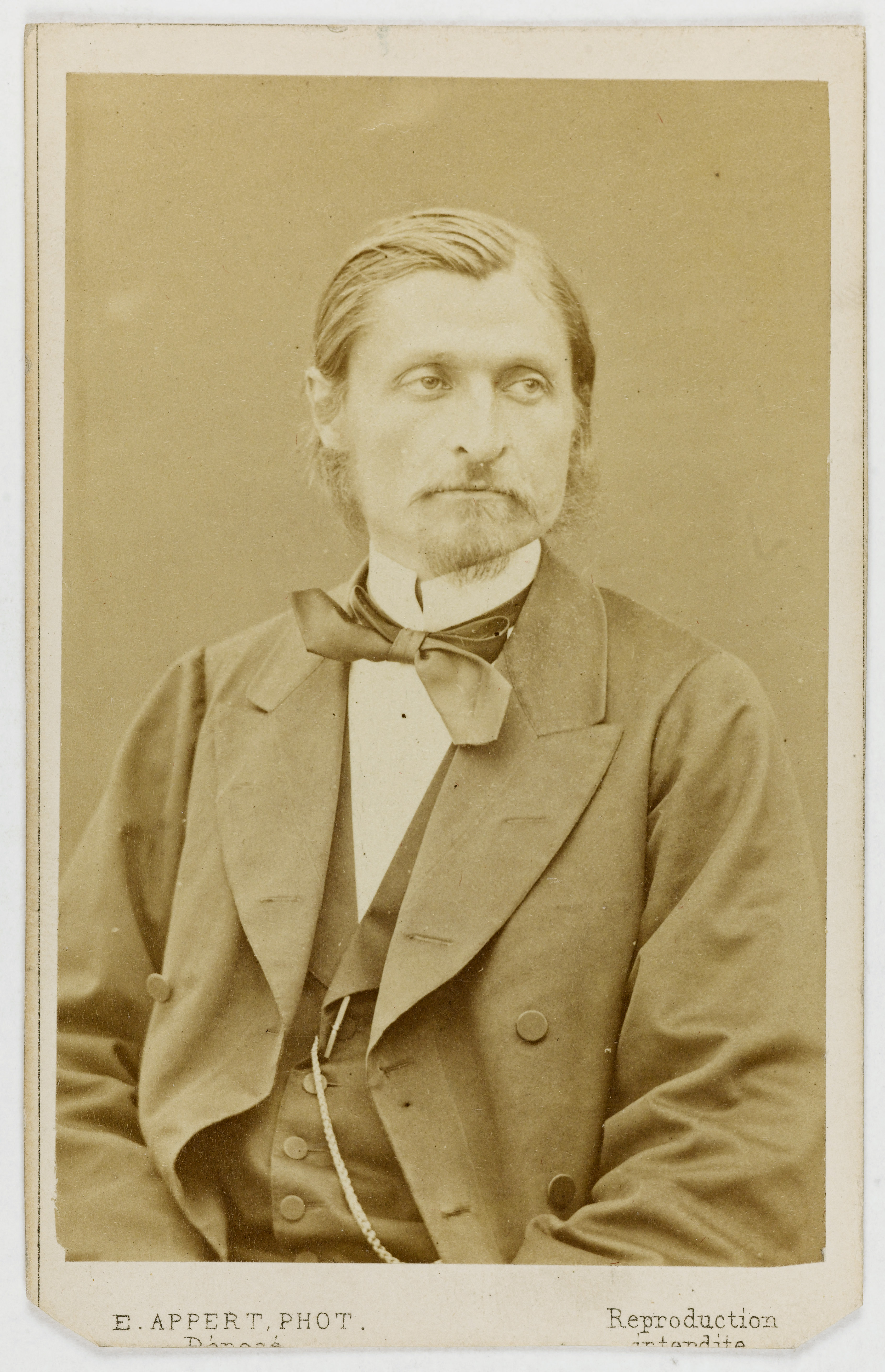 Ernest Charles Appert, Portrait de Tony Moilin, (Jules-Antoine Moilin dit, 1832 ?-1871), médecin, homme politique, membre de la Commune