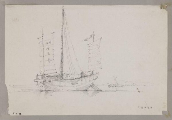 George Chinnery, A Chinese junk