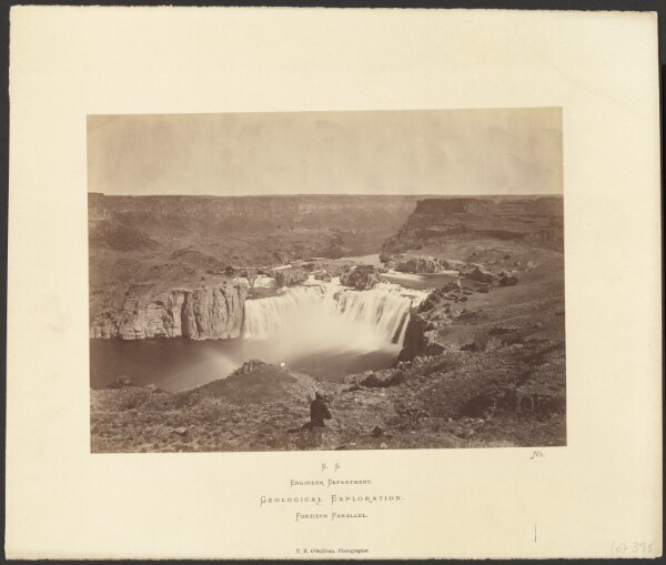 Timothy H. O'Sullivan, [Shoshone Falls, Snake River, Idaho, From the South Bank]