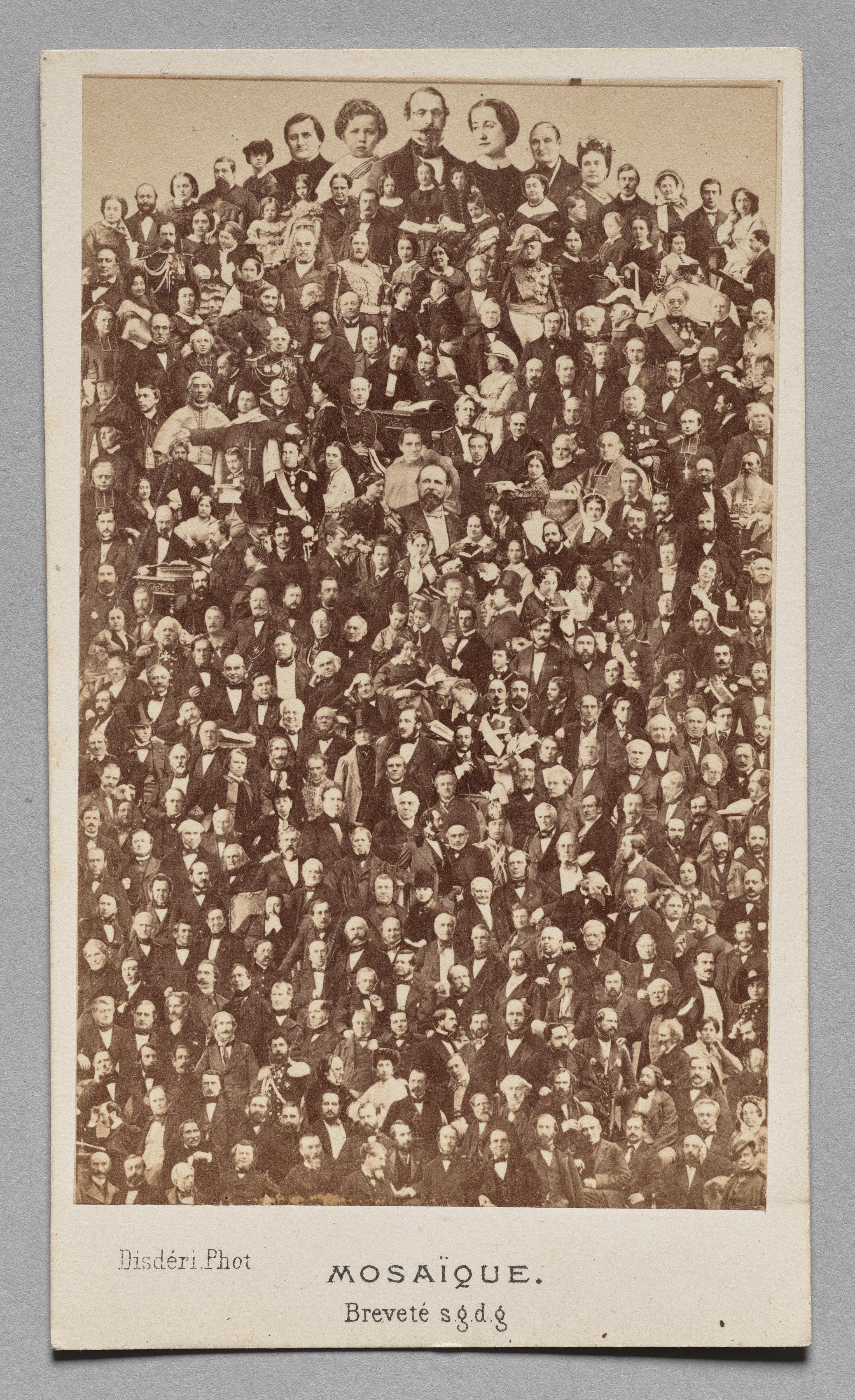 André Adolphe-Eugène Disdéri, Mosaique: The Imperial Court of Napoleon III
