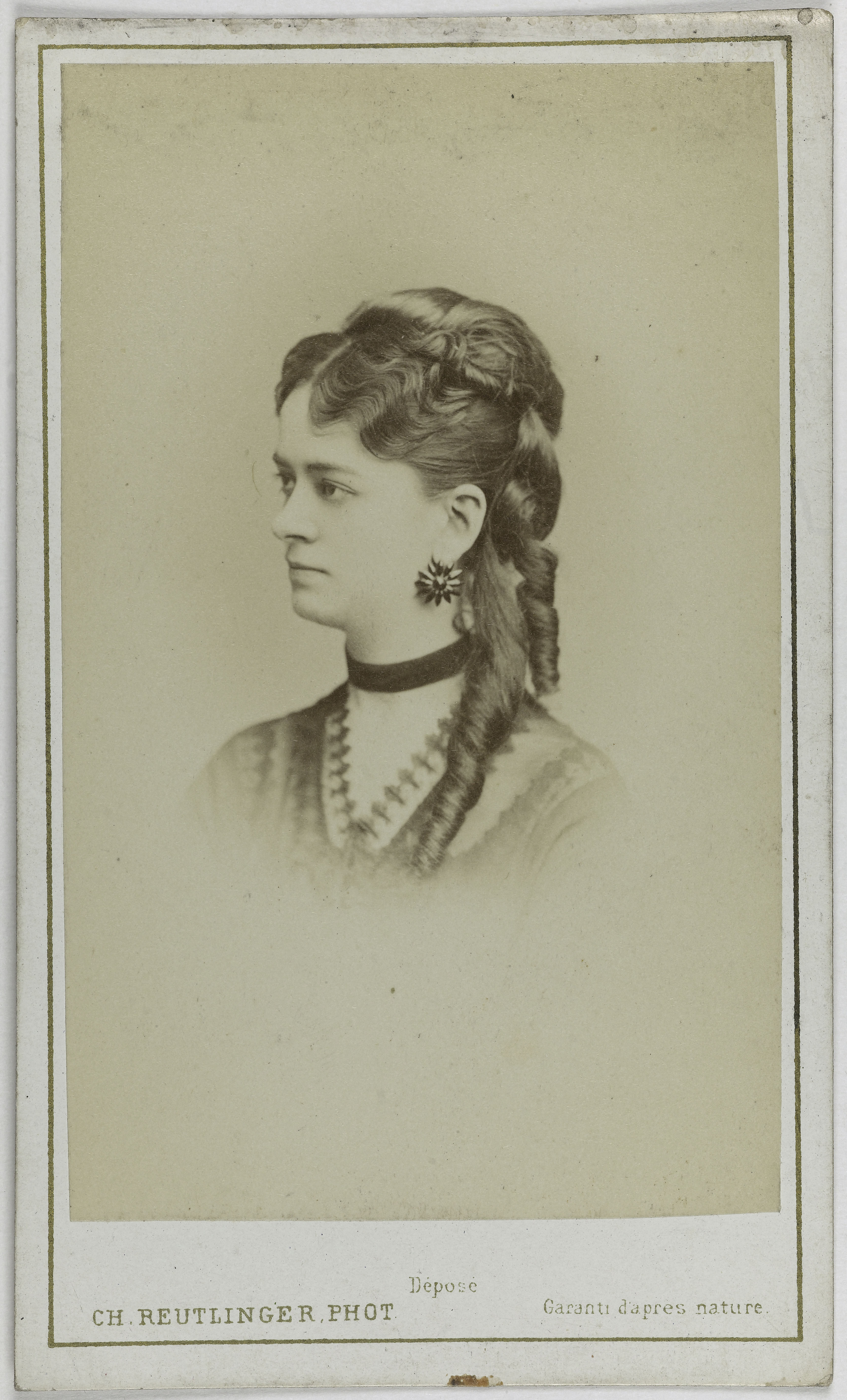 Charles Reutlinger, Portrait de Pepita, (danseuse)