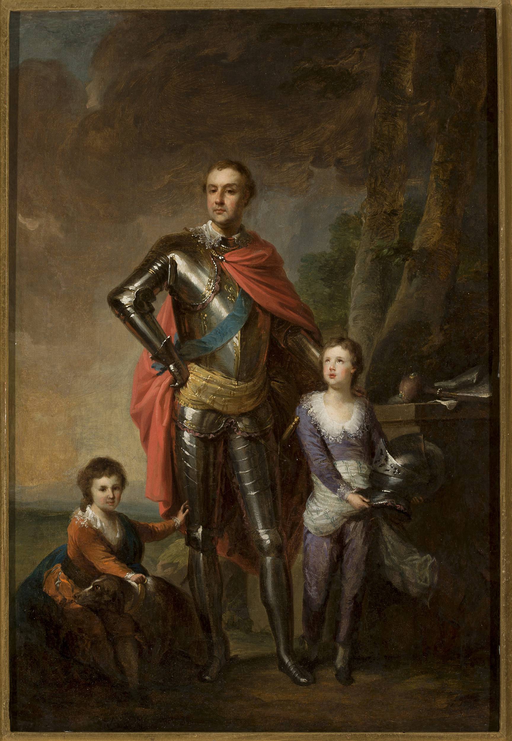 Johann Baptist von Lampi the Elder, Franciszek Ksawery Branicki with his sons, Aleksander and Władysław