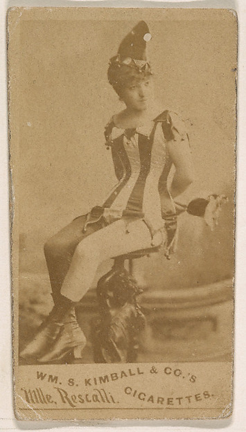 William S. Kimball & Company, Mlle. Rescalli, from the Actresses series (N203) issued by Wm. S. Kimball & Co.
