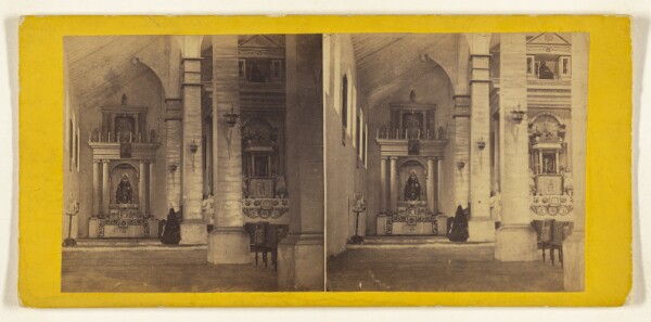 Edward and Henry T. Anthony & Co., View in the Church at "El Guarzo." ["New Granada," South America.]
