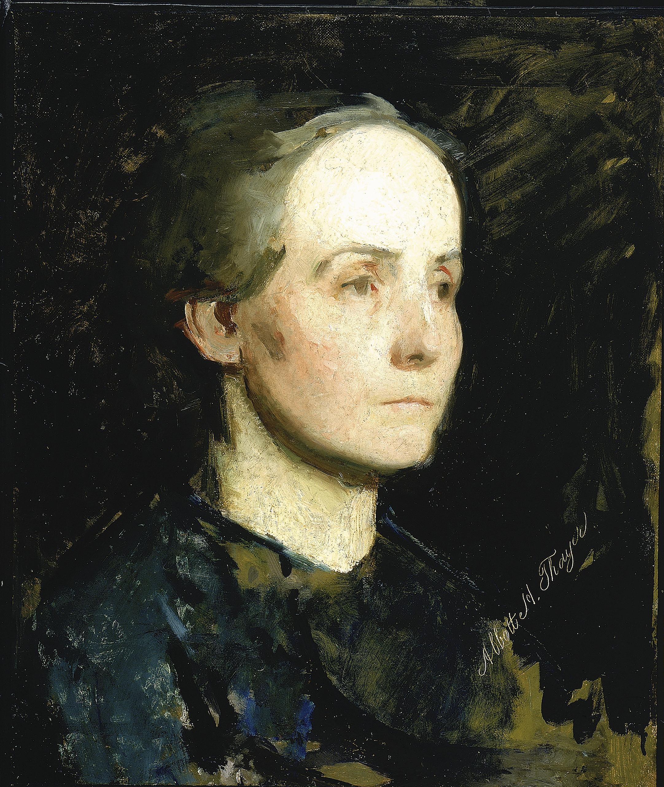 Abbott Handerson Thayer, Portrait of a Woman (Miss Gertrude Bloede)