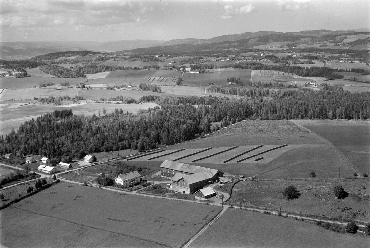 Widerøes Flyveselskap A/S, Flyfoto av Steinberg gard, Ringsaker.