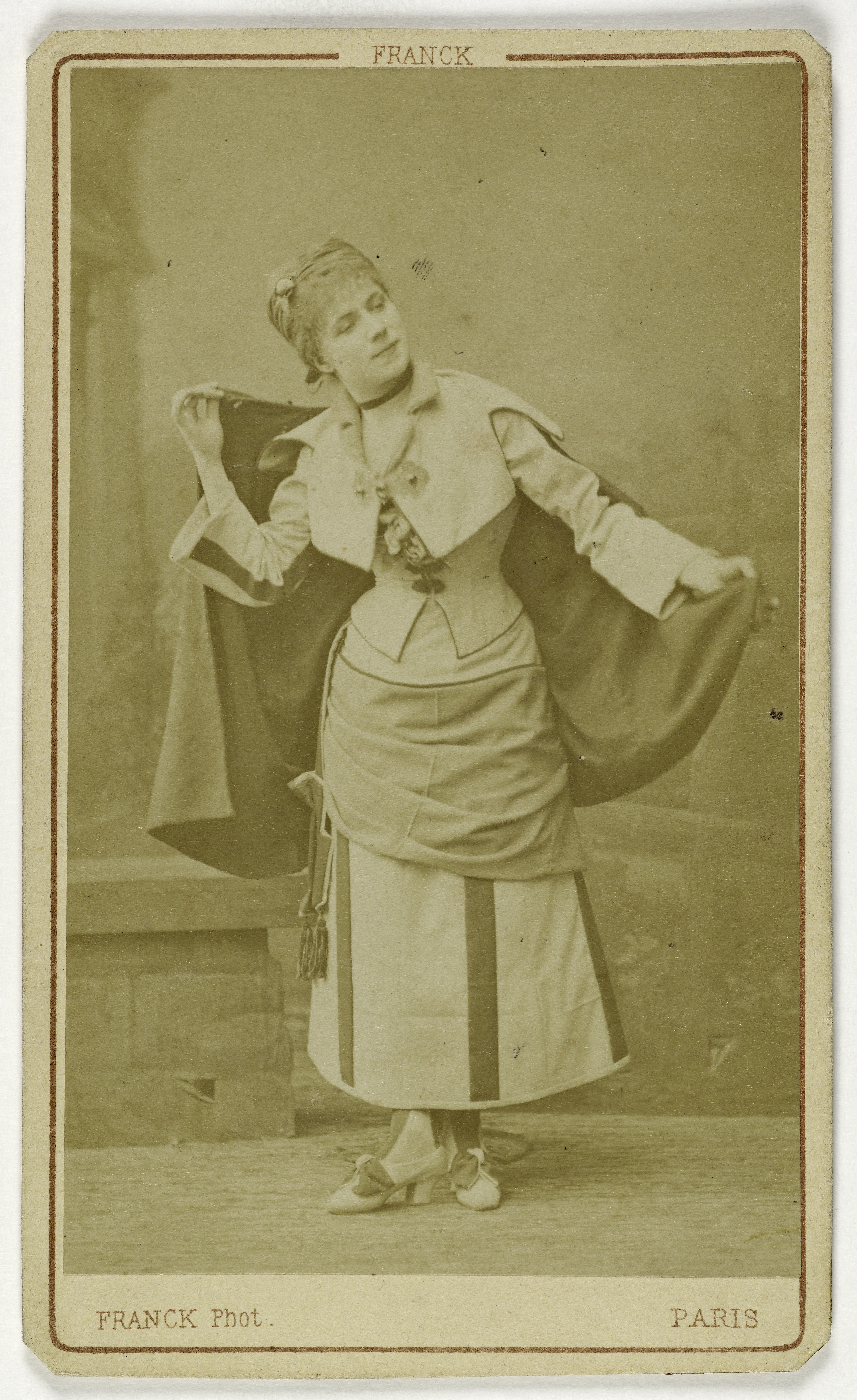 Franck, Portrait de Granier Jeanne, (1852-1919), (fille de Granier Irma, actrice)