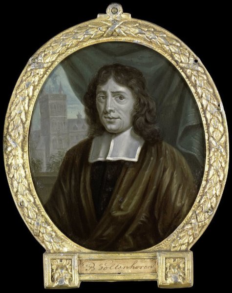 Arnoud van Halen, Portrait of Joannes Vollenhove, Clergyman and Poet in The Hague
